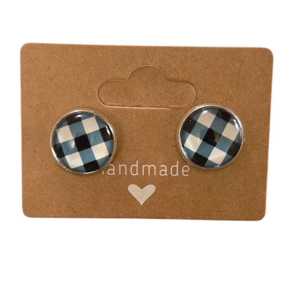 Plaid Earrings